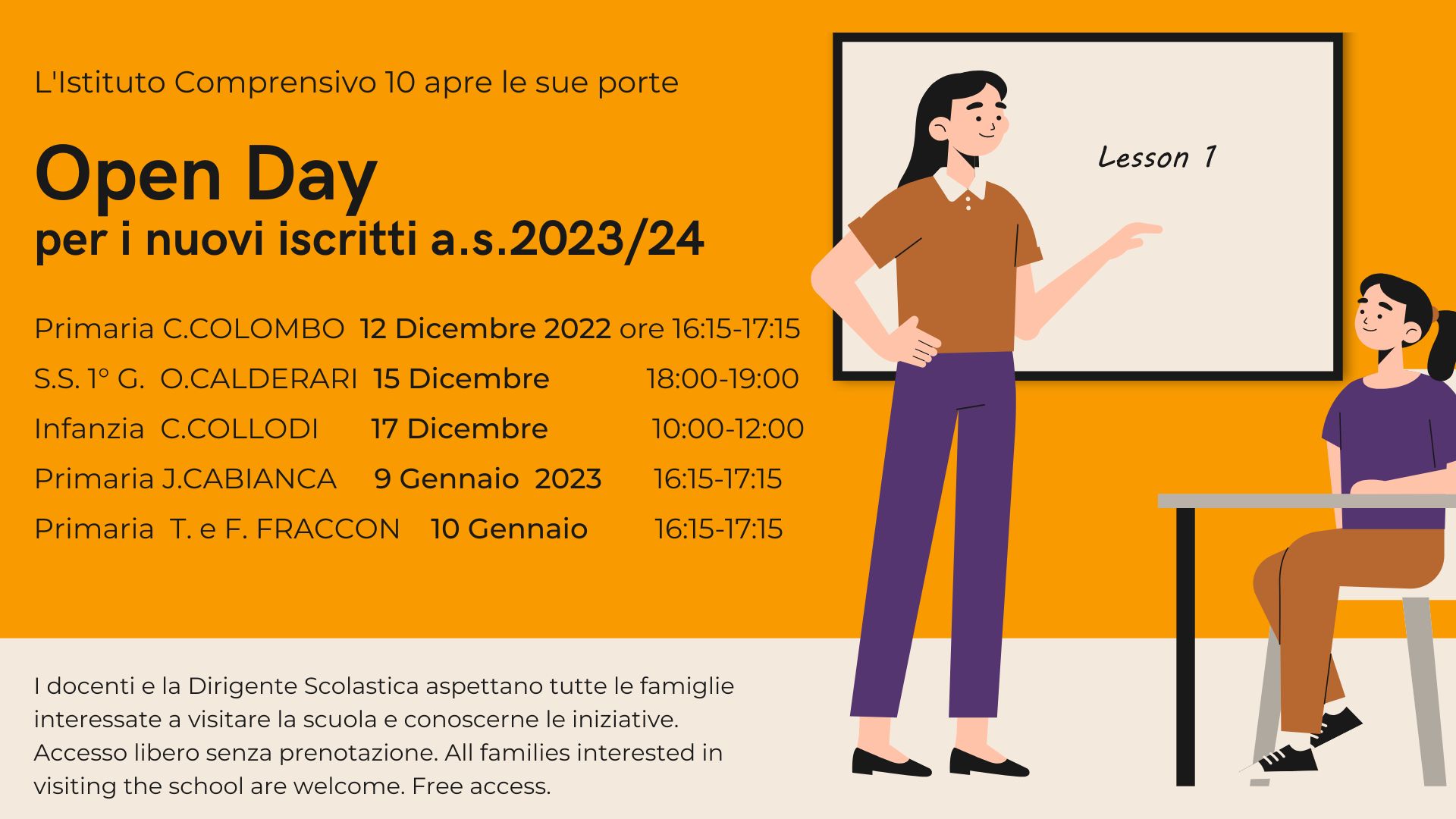 open days 2022 2023